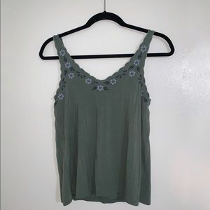 American Eagle olive tank top